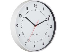 Horloge murale en résine Fresco (Blanc)