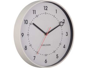 Horloge murale en résine Fresco (Gris foncé)
