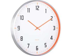 Horloge murale ronde 40 cm Sporty (Orange)