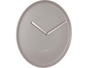 Horloge en porcelaine Plate 35 cm (Gris)