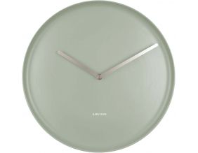 Horloge en porcelaine Plate 35 cm (Vert jade)