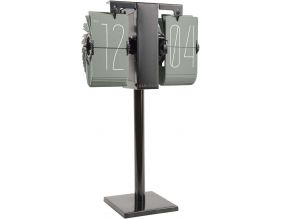 Horloge à poser Flip No Case Mini (Vert et noir)