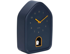 Horloge à poser Modern Doggy (Bleu foncé)