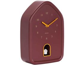 Horloge à poser Modern Doggy (Rouge bordeaux)
