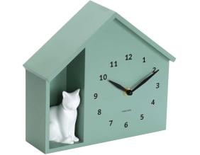Horloge à poser Siting cat (Jade)