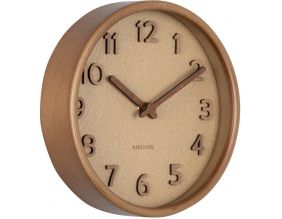 Horloge ronde en bois Pure grain (22 cm)