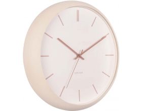 Horloge ronde en métal Nirvana Globe 40 cm (Sable)