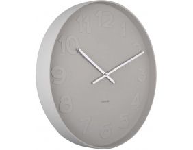 Horloge ronde Mr. numbers 51 cm (Gris foncé)