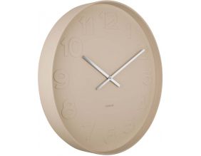 Horloge ronde Mr. numbers 51 cm (Sable)
