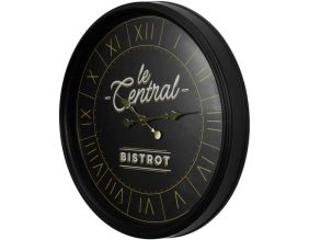 Horloge ronde en plastique Bistrot 50 cm