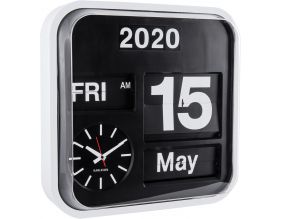 Horloge vintage Big Flip 43 cm (Blanc)