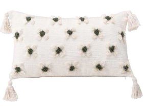Housse de coussin avec pompoms Millie (30x50 cm)