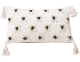 Housse de coussin avec pompoms Millie (30x50 cm)