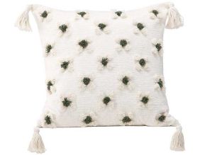 Housse de coussin avec pompoms Millie (45x45 cm)