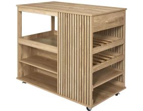 Ilot de cuisine en bois Klaus