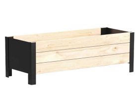 Jardinière en bois et métal Modern (Bas)