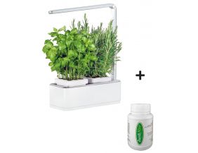 Jardinière avec lampe led intégrée Mini potager (+ engrais 250 ml)