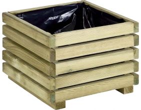 Jardinière en pin traité autoclave avec film de protection Kub (40 cm)