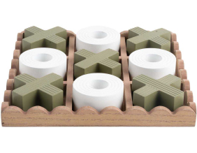 Jeu de morpion en MDF Tic Tac (Vert)