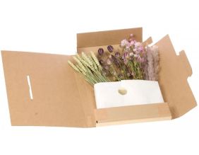Kit DIY bouquet en fleurs séchées à composer (Naturel et rose)