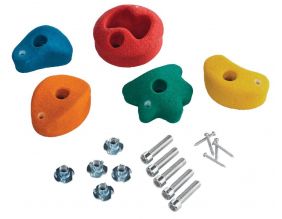 Kit pierres à grimper pour mur d'escalade (Lot de 5)