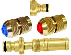 Kit d'arrosage complet en laiton (Pour tuyau de 15 mm)