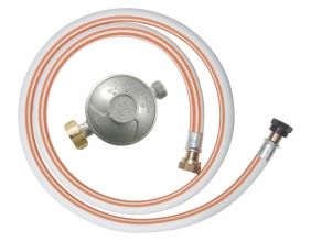 Kit gaz butane détendeur + tuyau flexible