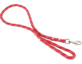Laisse nylon corde 13 mm rouge (3 mètres)