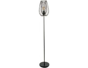 Lampadaire filaire en fer Lucid (Noir)