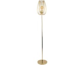 Lampadaire filaire en fer Lucid (Doré)