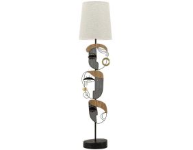 Lampadaire en métal Picassy 38 x 162.6 cm