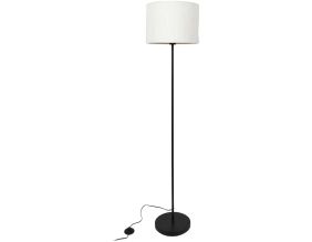Lampadaire en métal abat-jour bouclette