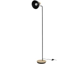 Lampadaire en métal noir 145 cm
