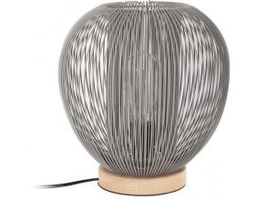 Lampe boule filaire à poser 26 cm (Gris)