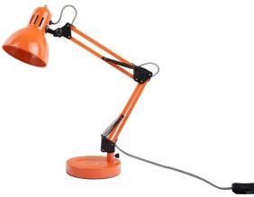 Lampe de bureau en métal Funky Hobby (Orange)