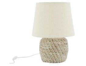 Lampe de chevet en jonc naturel