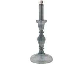 Lampe à huile en verre  smoké Candle (12 x 31.5 cm)