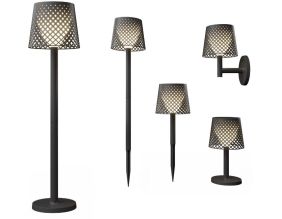 Lampe de jardin multifonction Greta (Noir)