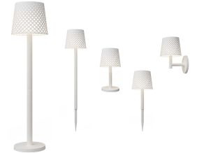 Lampe de jardin multifonction Greta (Blanc)