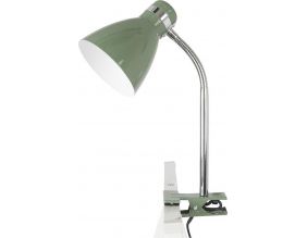 Lampe en métal à clipser Study (Vert jungle)