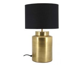 Lampe en métal et coton