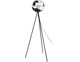Lampe en métal noir Globe (Lampadaire)