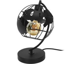 Lampe en métal noir Globe (A poser)