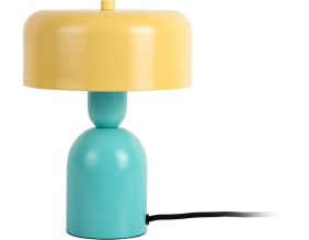 Lampe à poser Double Funky (Turquoise, Jaune)