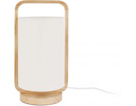 Lampe à poser en bois Snap (Ivoire)