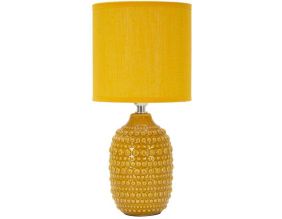 Lampe à poser en céramique Points 15 x 30.5 cm (Moutarde)