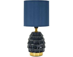Lampe à poser en céramique et métal Pigny 15 x 30.5 cm (Bleu)