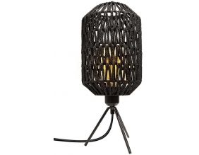 Lampe A Poser Effet Corde Et Metal 48 5 Cm