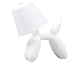 Lampe à poser led Balloon dog 16 x 10 x 18 cm (Blanc)