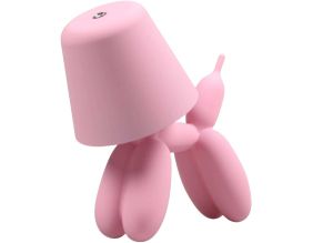 Lampe à poser led Balloon dog 16 x 10 x 18 cm (Rose)